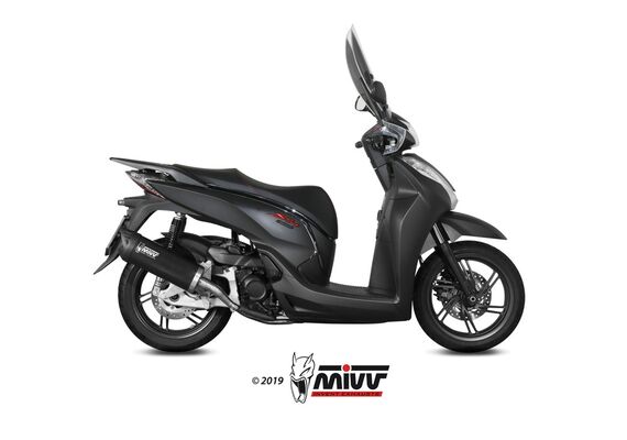 MIVV MOVER ΤΕΛΙΚΌ ΕΞΆΤΜΙΣΗΣ HONDA SH 300 2007-2020 BLACK