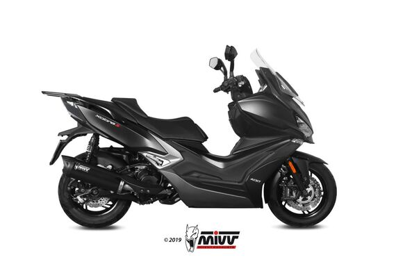 MIVV MOVER ΤΕΛΙΚΌ ΕΞΆΤΜΙΣΗΣ KYMCO X CITING 400I S 2019-2020 BLACK
