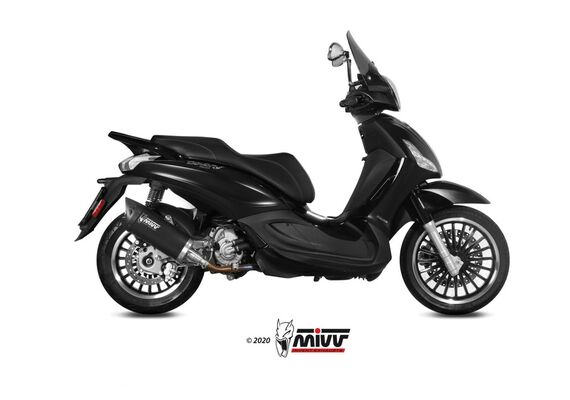 MIVV MOVER ΤΕΛΙΚΌ ΕΞΆΤΜΙΣΗΣ PIAGGIO BEVERLY 300 2010-2020 BLACK