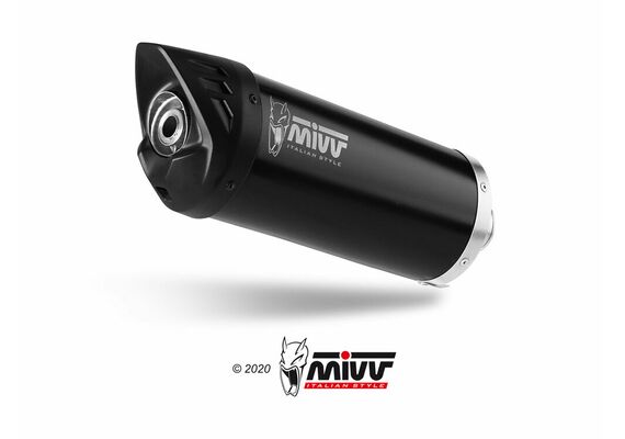 MIVV MOVER ΤΕΛΙΚΌ ΕΞΆΤΜΙΣΗΣ PIAGGIO BEVERLY 300 HPE 2021-2024 BLACK