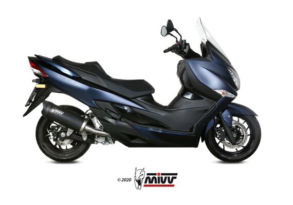 MIVV MOVER ΤΕΛΙΚΌ ΕΞΆΤΜΙΣΗΣ SUZUKI BURGMAN 400 2017-2020 BLACK