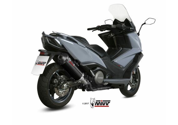 MIVV OVAL ΤΕΛΙΚΌ ΕΞΆΤΜΙΣΗΣ KYMCO AK 550 2017-2020 BLACK
