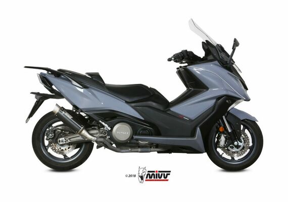 MIVV GPPRO ΤΕΛΙΚΌ ΕΞΆΤΜΙΣΗΣ KYMCO AK 550 2017-2020 BLACK
