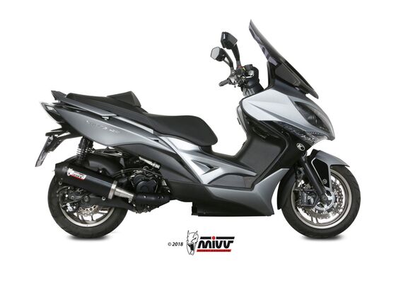 MIVV OVAL ΤΕΛΙΚΌ ΕΞΆΤΜΙΣΗΣ KYMCO X CITING 400I 2013-2018 BLACK