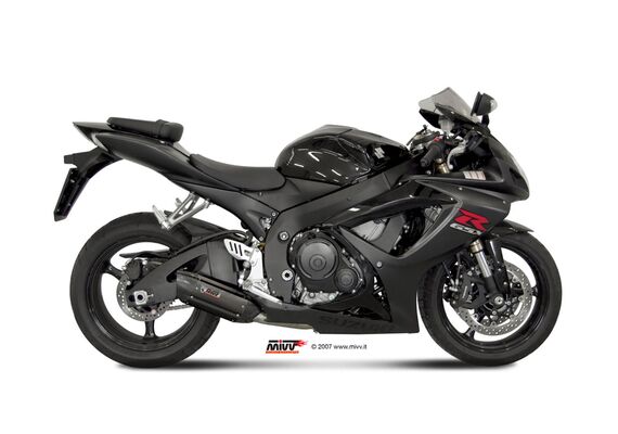 MIVV SUONO ΤΕΛΙΚΌ ΕΞΆΤΜΙΣΗΣ SUZUKI GSX-R 600-750 2006-2007 BLACK