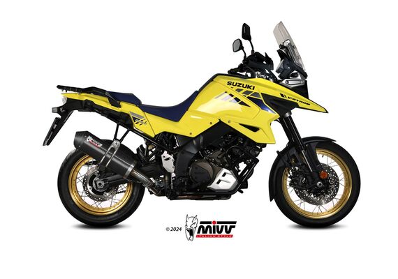 MIVV OVAL ΤΕΛΙΚΌ ΕΞΆΤΜΙΣΗΣ SUZUKI V STROM 1000 14-19 1050 20-24 BLACK
