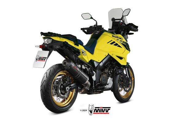 MIVV OVAL ΤΕΛΙΚΌ ΕΞΆΤΜΙΣΗΣ SUZUKI V STROM 1000 14-19 1050 20-24 BLACK