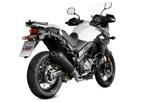 MIVV OVAL ΟΛΌΣΩΜΗ ΕΞΆΤΜΙΣΗ SUZUKI V STROM 650 2017-2023 CARBON