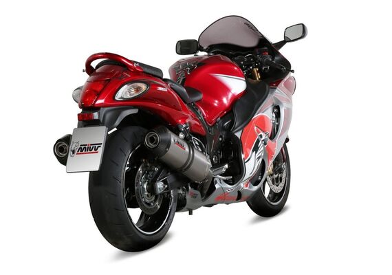 MIVV OVAL ΤΕΛΙΚΆ ΕΞΆΤΜΙΣΗΣ SUZUKI GSXR 1300 HAYABUSA 2008-2020 TITANIUM