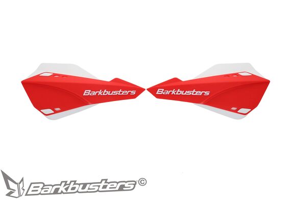 BARKBUSTERS SABRE ΧΟΎΦΤΕΣ ΤΙΜΟΝΙΟΎ MOTOCROSS ENDURO ΚΌΚΚΙΝΟ ΆΣΠΡΟ