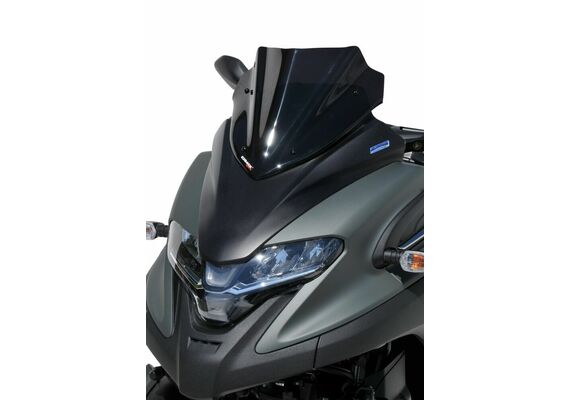 ERMAX ΖΕΛΑΤΊΝΑ YAMAHA TRICITY 300 2020-2024 ΚΟΝΤΉ 30CM ΣΚΟΎΡΟ ΦΙΜΈ