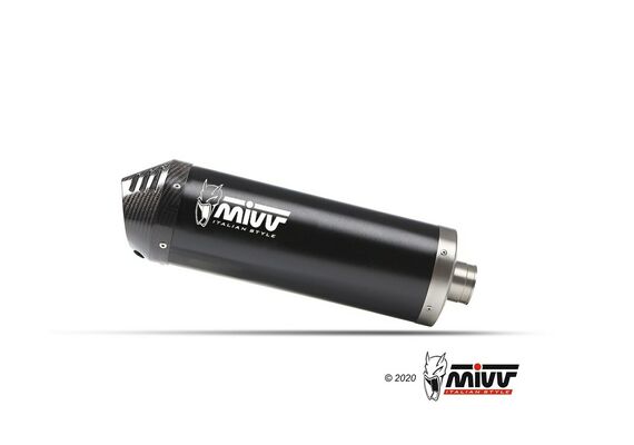 MIVV OVAL ΤΕΛΙΚΌ ΕΞΆΤΜΙΣΗΣ SYM ADX 400 TG 2025-2026 BLACK