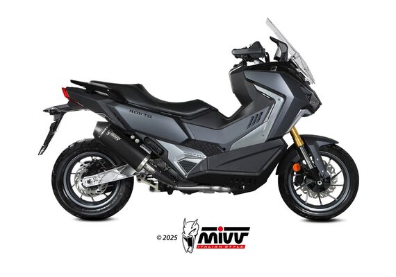 MIVV OVAL ΤΕΛΙΚΌ ΕΞΆΤΜΙΣΗΣ SYM ADX 400 TG 2025-2026 BLACK