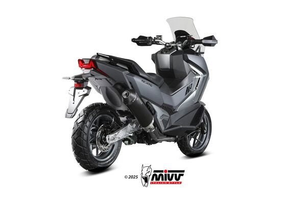 MIVV OVAL ΤΕΛΙΚΌ ΕΞΆΤΜΙΣΗΣ SYM ADX 400 TG 2025-2026 BLACK