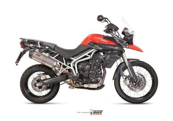 MIVV OVAL ΤΕΛΙΚΌ ΕΞΆΤΜΙΣΗΣ TRIUMPH TIGER 800 2011-2016 TITANIUM