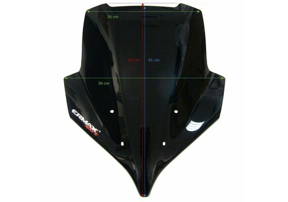 ERMAX ΖΕΛΑΤΊΝΑ YAMAHA MT 10 2022-2024 ΤΟΥΡΙΣΤΙΚΉ 42CM ΣΚΟΎΡΟ ΦΙΜΈ