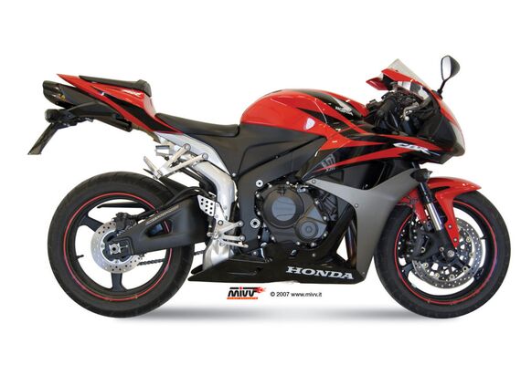 MIVV SUONO ΤΕΛΙΚΌ ΕΞΆΤΜΙΣΗΣ HONDA CBR 600 RR 2007-2016 BLACK