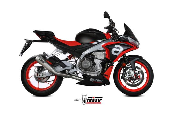 MIVV X-M1 ΟΛΌΣΩΜΗ ΕΞΆΤΜΙΣΗ APRILIA RS 660 TUONO 660 2020-2024 TITANIUM
