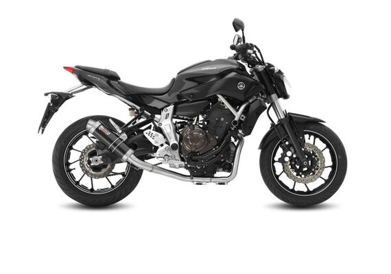 MIVV GP ΟΛΌΣΩΜΗ ΕΞΆΤΜΙΣΗ YAMAHA MT 07 2014-2024 BLACK