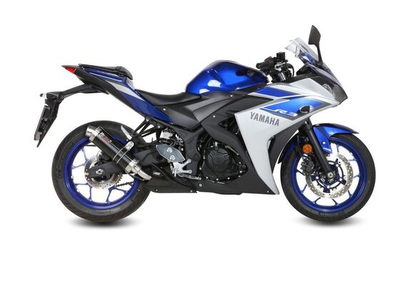 MIVV GP ΤΕΛΙΚΌ ΕΞΆΤΜΙΣΗΣ YAMAHA YZF R3 2015-2024 BLACK