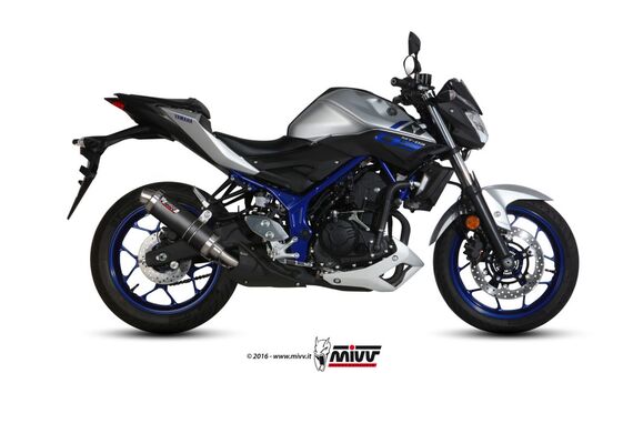MIVV GP ΤΕΛΙΚΌ ΕΞΆΤΜΙΣΗΣ YAMAHA MT 03 2016-2024 CARBON