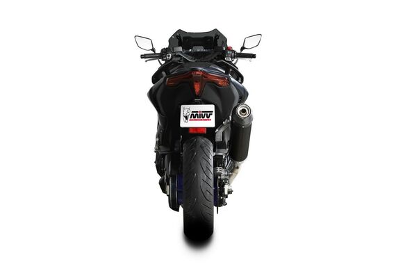 MIVV OVAL ΟΛΌΣΩΜΗ ΕΞΆΤΜΙΣΗ YAMAHA T MAX 560 2022-2024 BLACK