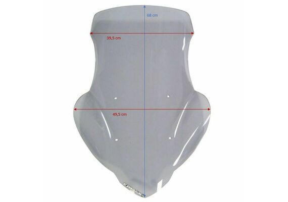 ERMAX ΖΕΛΑΤΊΝΑ SYM CRUISYM 300 2022-2024 ΨΗΛΉ 68CM ΕΛΑΦΡΏΣ ΦΙΜΈ