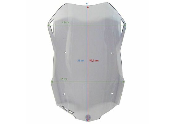 ERMAX ΖΕΛΑΤΊΝΑ CF MOTO MT 800 2022-2024 ΨΗΛΉ 58CM ΕΛΑΦΡΏΣ ΦΙΜΈ