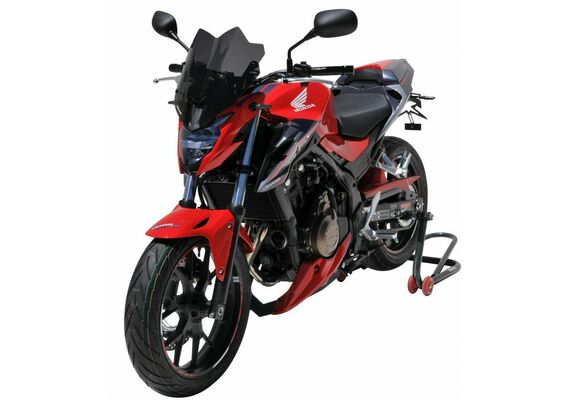 ERMAX ΖΕΛΑΤΊΝΑ HONDA CB 500F 2016-2018 ΚΟΝΤΉ ΣΚΟΎΡΟ ΦΙΜΈ