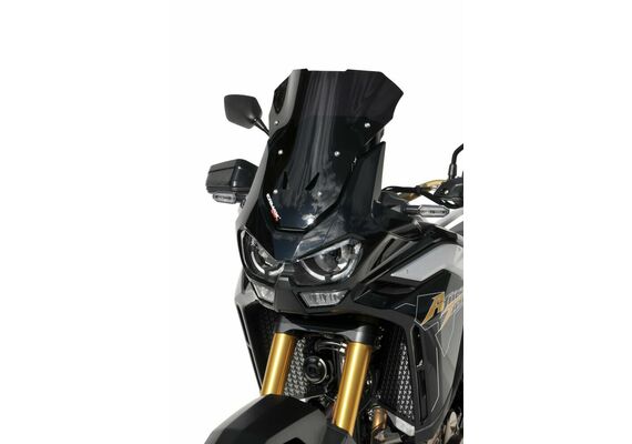 ERMAX ΖΕΛΑΤΊΝΑ HONDA AFRICA TWIN 1100L CRF ADVENTURE 2020-2024 ΚΟΝΤΉ 39CM ΣΚΟΎΡΟ ΦΙΜΈ