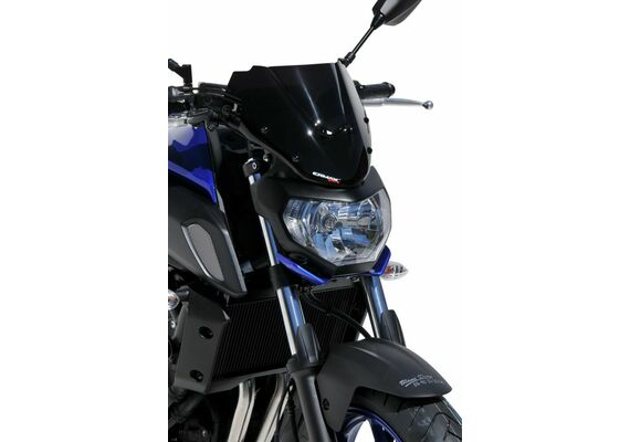 ERMAX ΖΕΛΑΤΊΝΑ YAMAHA MT 07 2018-2020 ΚΟΝΤΉ 26CM ΣΚΟΎΡΟ ΦΙΜΈ