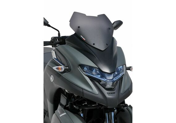 ERMAX ΖΕΛΑΤΊΝΑ YAMAHA TRICITY 300 2020-2024 ΚΟΝΤΉ 41CM ΣΚΟΎΡΟ ΦΙΜΈ