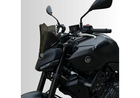 ERMAX ΖΕΛΑΤΊΝΑ YAMAHA MT 07 2025-2026 ΚΟΝΤΉ 22CM ΣΚΟΎΡΟ ΦΙΜΈ