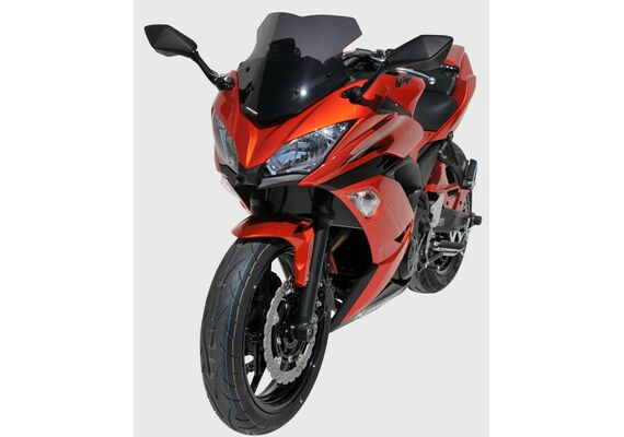 ERMAX ΖΕΛΑΤΊΝΑ KAWASAKI Z 650 2017-2019 ΚΟΝΤΉ 35CM ΣΚΟΎΡΟ ΦΙΜΈ