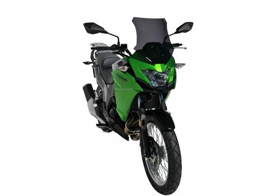 ERMAX ΖΕΛΑΤΊΝΑ KAWASAKI VERSYS 300 X 2017-2023 ΚΟΝΤΉ 44CM ΣΚΟΎΡΟ ΦΙΜΈ