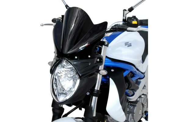 ERMAX ΖΕΛΑΤΊΝΑ SUZUKI GLADIUS 650 2008-2015 ΚΟΝΤΉ 22CM ΣΚΟΎΡΟ ΦΙΜΈ