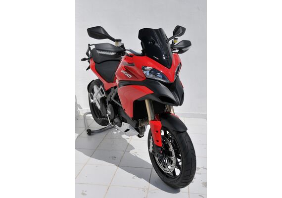 ERMAX ΖΕΛΑΤΊΝΑ DUCATI MULTISTRADA 1200 2010-2012 ΚΟΝΤΉ 38CM ΣΚΟΎΡΟ ΦΙΜΈ