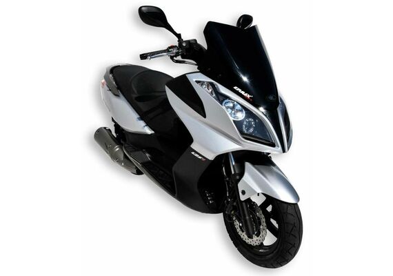 ERMAX ΖΕΛΑΤΊΝΑ KYMCO DOWNTOWN 300 2009-2017 ΚΟΝΤΉ 43CM ΣΚΟΎΡΟ ΦΙΜΈ