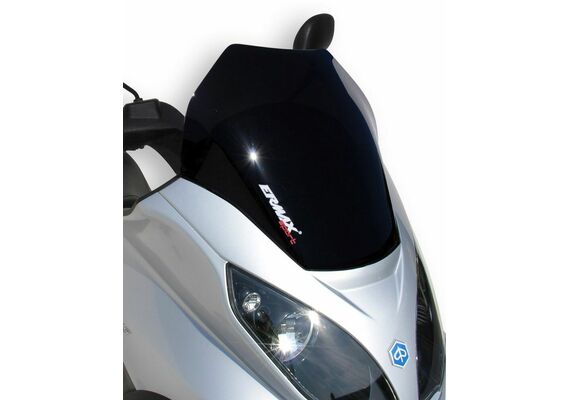 ERMAX ΖΕΛΑΤΊΝΑ PIAGGIO MP3 2007-2012 ΚΟΝΤΉ 40CM ΣΚΟΎΡΟ ΦΙΜΈ