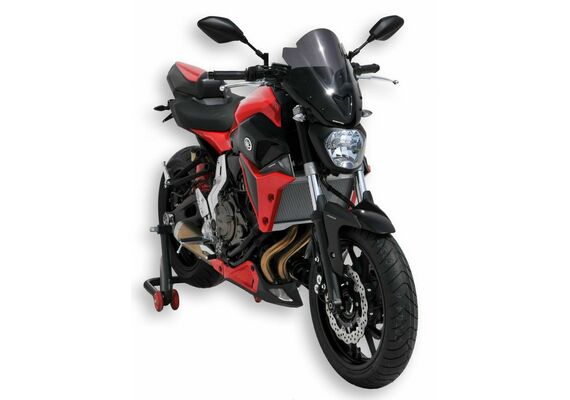 ERMAX ΖΕΛΑΤΊΝΑ NOSE YAMAHA MT 07 2014-2017 39CM ΣΚΟΎΡΟ ΦΙΜΈ