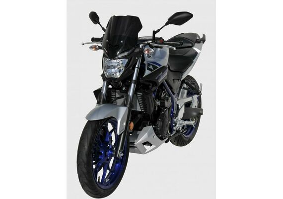 ERMAX ΖΕΛΑΤΊΝΑ NOSE YAMAHA MT 03 2016-2019 30CM ΣΚΟΎΡΟ ΦΙΜΈ