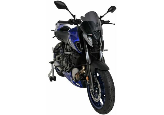 ERMAX ΖΕΛΑΤΊΝΑ NOSE YAMAHA MT 07 2021-2024 36,5CM ΣΚΟΎΡΟ ΦΙΜΈ