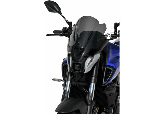ERMAX ΖΕΛΑΤΊΝΑ NOSE YAMAHA MT 07 2021-2024 36,5CM ΣΚΟΎΡΟ ΦΙΜΈ