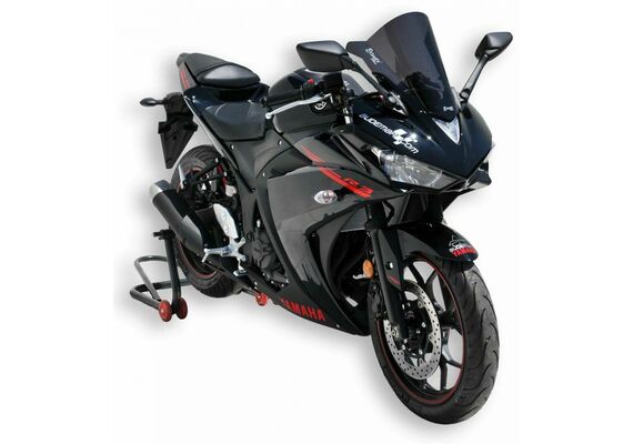 ERMAX ΖΕΛΑΤΊΝΑ YAMAHA YZF R3 2015-2018 AEROMAX ΣΚΟΎΡΟ ΦΙΜΈ