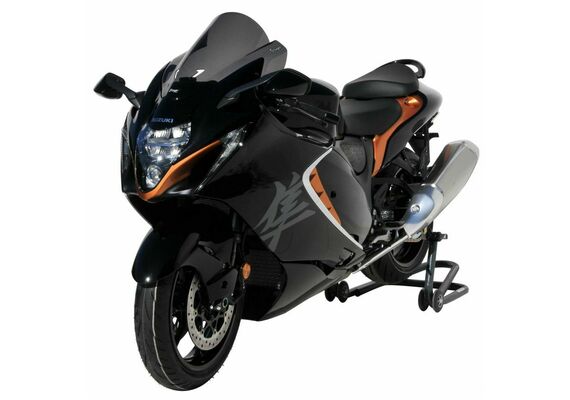 ERMAX ΖΕΛΑΤΊΝΑ SUZUKI GSXR 1300 HAYABUSA 2021-2026 AEROMAX ΣΚΟΎΡΟ ΦΙΜΈ