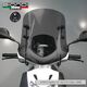 BIONDI WINDSCREEN KYMCO AGILITY 125-200 ALL MODELS 2005-2024 49X46CM GREY