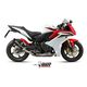 MIVV GP EXHAUST SLIP-ON HONDA CB 600F HORNET 07-13 CBR 600 F 11-13 BLACK