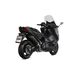 MIVV OVAL EXHAUST FULL SYSTEM YAMAHA T MAX 530 2017-2019 BLACK
