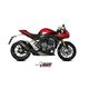 MIVV SR-1 EXHAUST SLIP-ON TRIUMPH SPEED TRIPLE 1200 RR / RS 2021-2024 BLACK TITANIUM