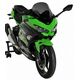 ERMAX ΖΕΛΑΤΊΝΑ KAWASAKI NINJA 400 2018-2024 AEROMAX ΣΚΟΎΡΟ ΦΙΜΈ